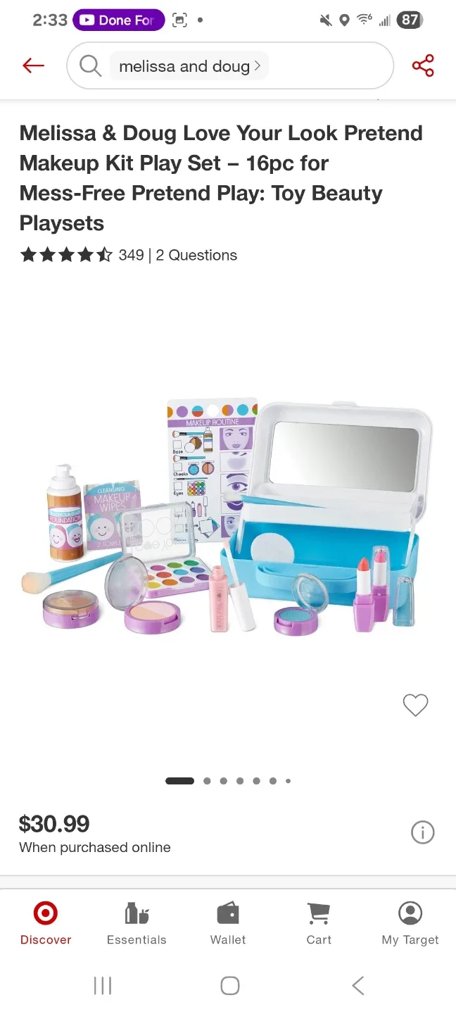 Melissa & Doug Love Your Look Pretend Makeup Kit image indicator(4)