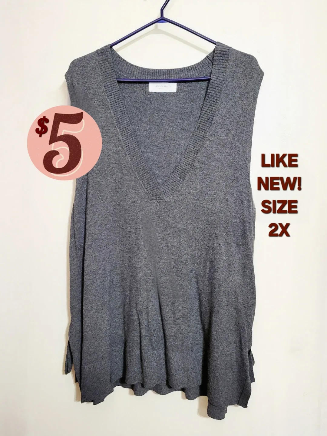 Grey Sweater Vest thumbnail