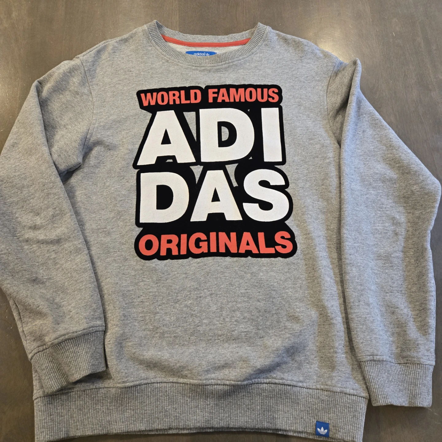 Vintage Adidas “World Famous” G  Sweatshirt Womens Small
