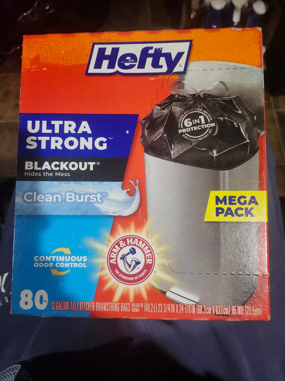 Hefty Ultra Strong 13 Gallon Trash Bags - 80 Count thumbnail