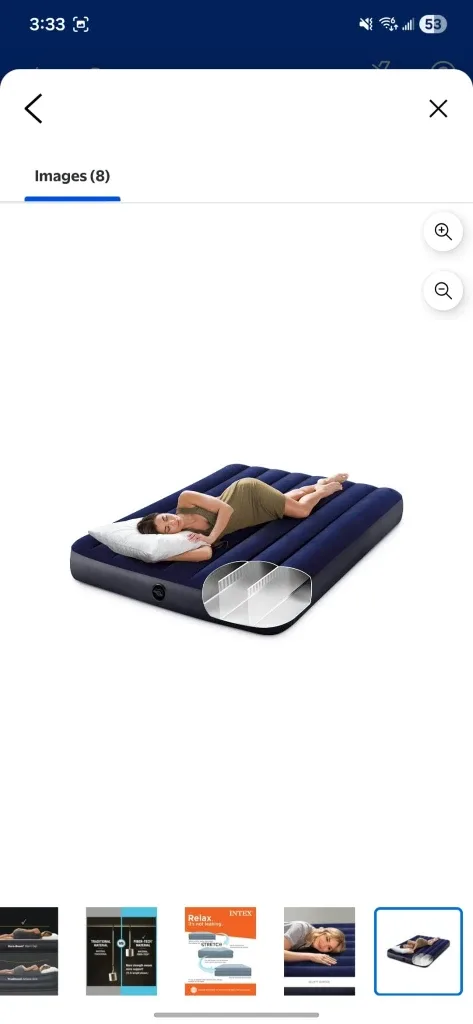 Intex Dura-Beam Standard Air Mattress - Single image indicator(3)