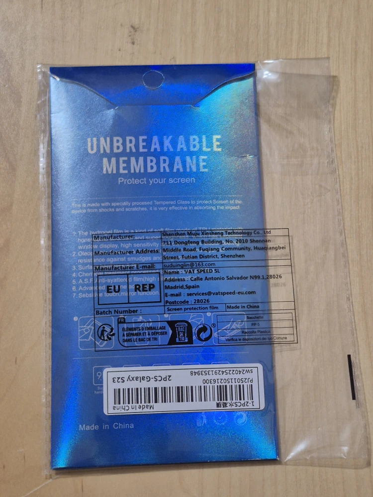 BN) Free Unbreakable Membrane Screen Protector - - photo 2
