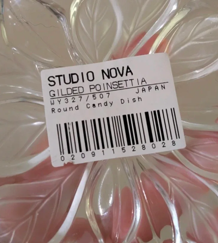 Studio Nova Gilded Poinsettia Round Candy Dish image indicator(4)