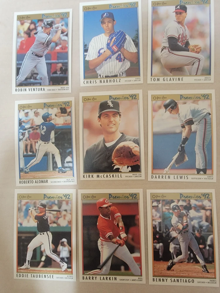 21 baseball cards from 1992 O-Pee-Chee - photo 2