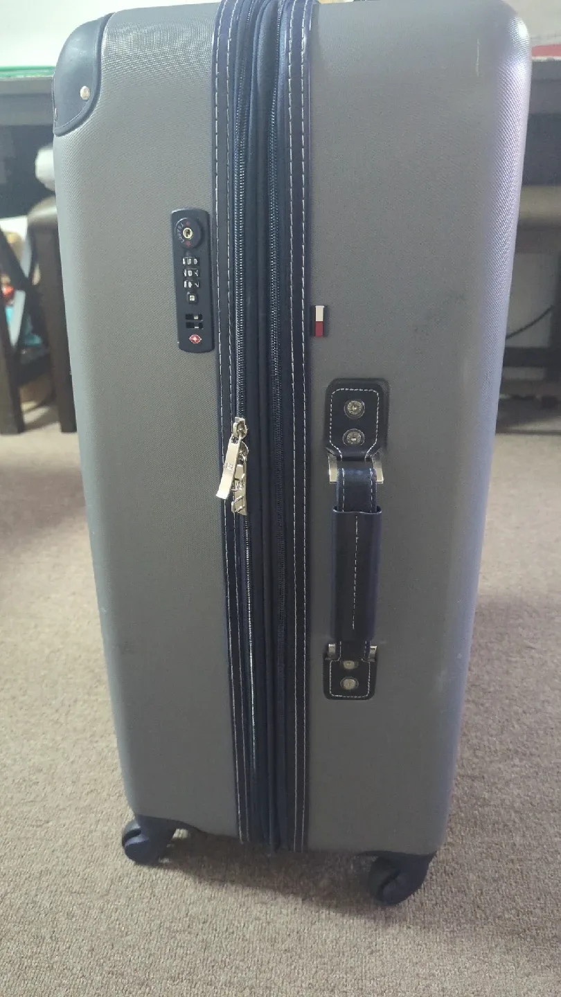 Tommy Hilfiger Gray Hardside Suitcase image indicator(2)