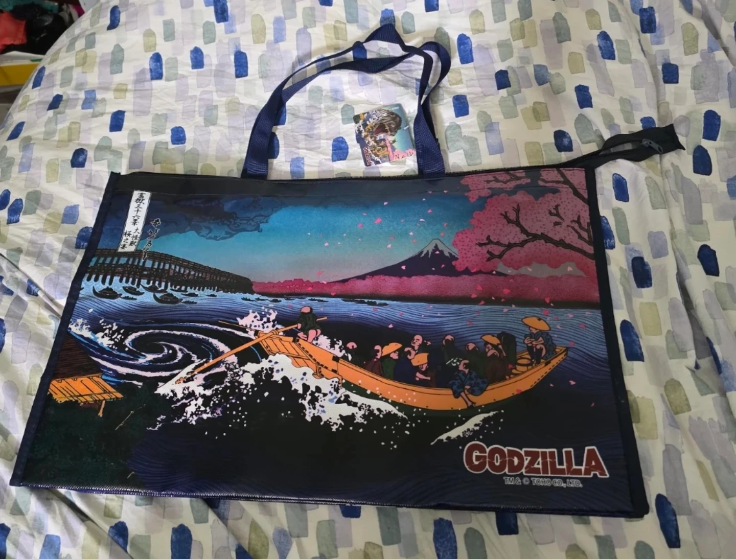 HUGEJapan SOLD OUT  Godzilla Reusable  Collectible Shopping Bag