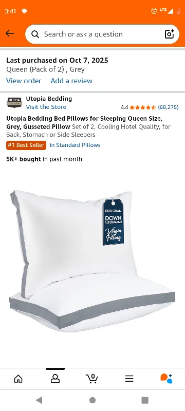 New Utopia Bedding Queen Pillow Protectors (2 Pack) image indicator(6)