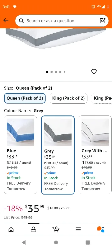 New Utopia Bedding Queen Pillow Protectors (2 Pack) image indicator(7)