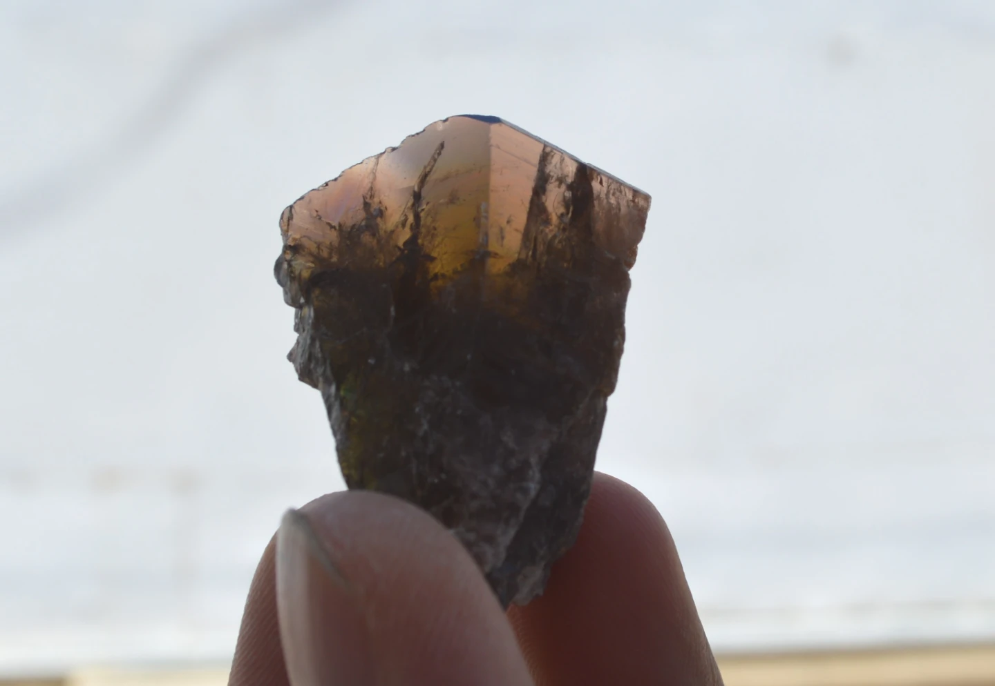 Axinite Crystal, 19.7 GM's Natural Mineral Specimen