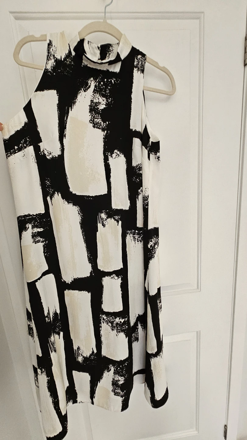 Wallis Abstract Print Sleeveless Dress, Size 8 - photo 3