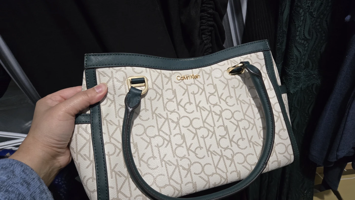 Calvin Klein Monogram Tote Bag