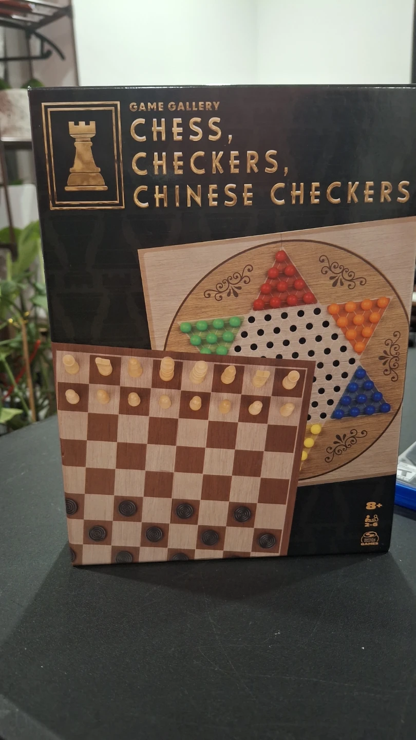 Game Gallery Chess, Checkers, Chinese Checkers Set