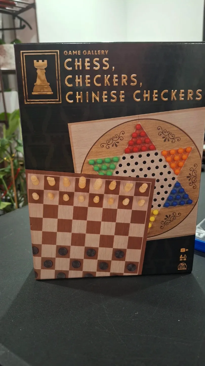 Game Gallery Chess, Checkers, Chinese Checkers Set