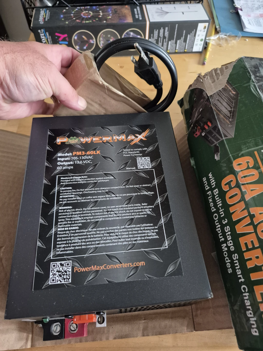 PowerMax PM3-60LK 60 Amp Power Converter