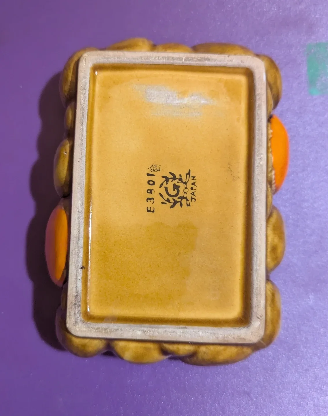 Vintage Japan Fruit Design Ceramic Dish image indicator(3)