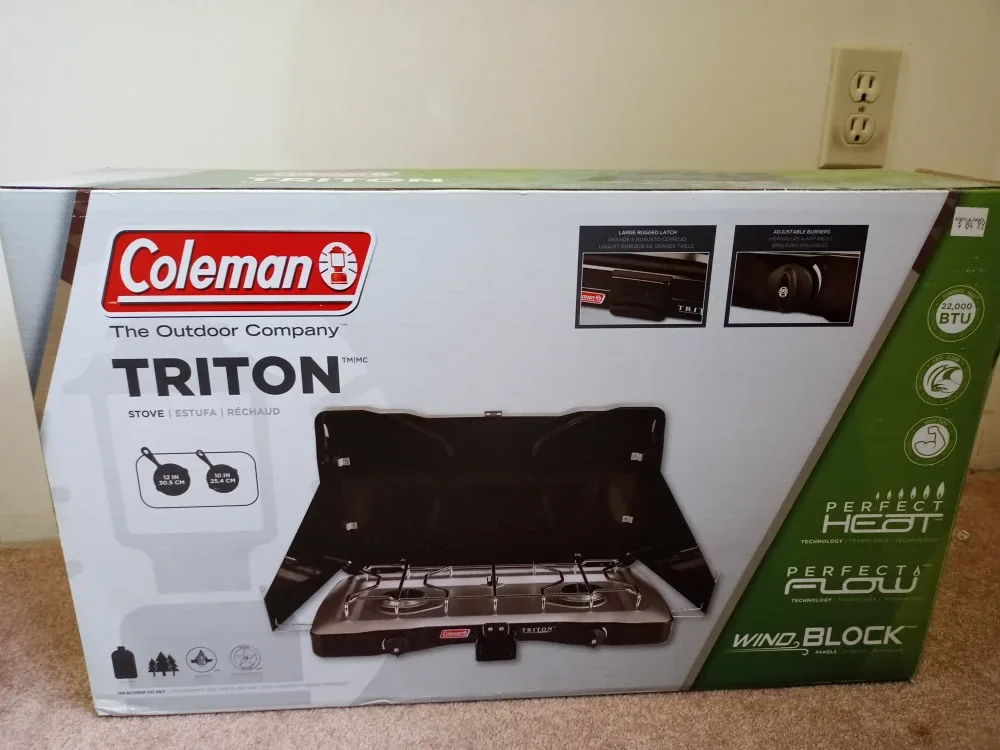 Coleman Triton Camping Stove - New in Box!