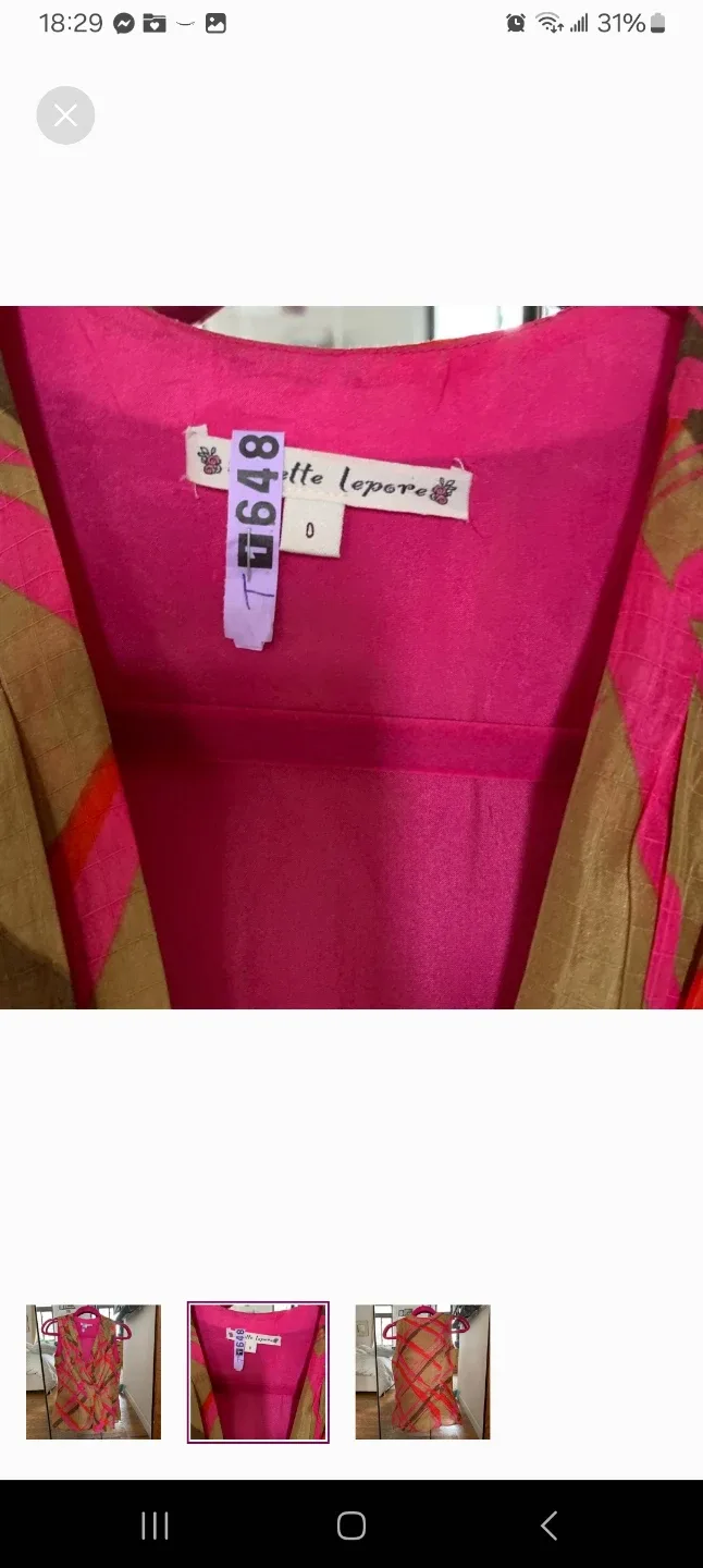 Nanette Lepore 109%  Silk Sleeveless Top - Size 0 image indicator(2)