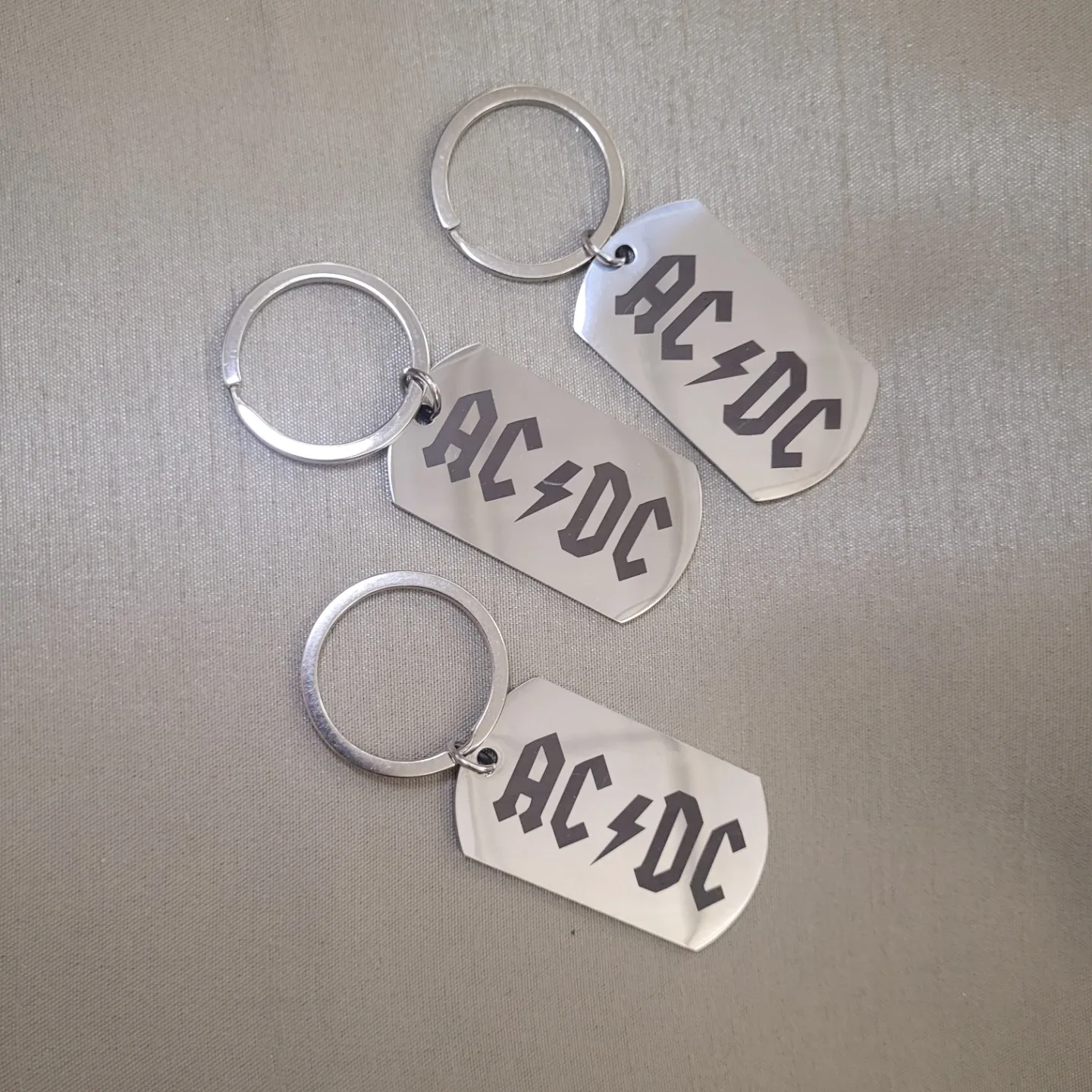 AC/DC Keychains Brand New without Tags 3.00 or 2 for 5.00 image indicator(2)