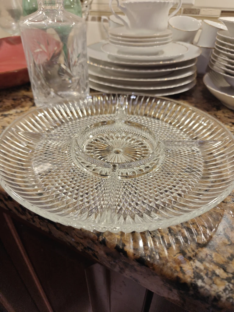 Crystal Serving Dishes - photo 3