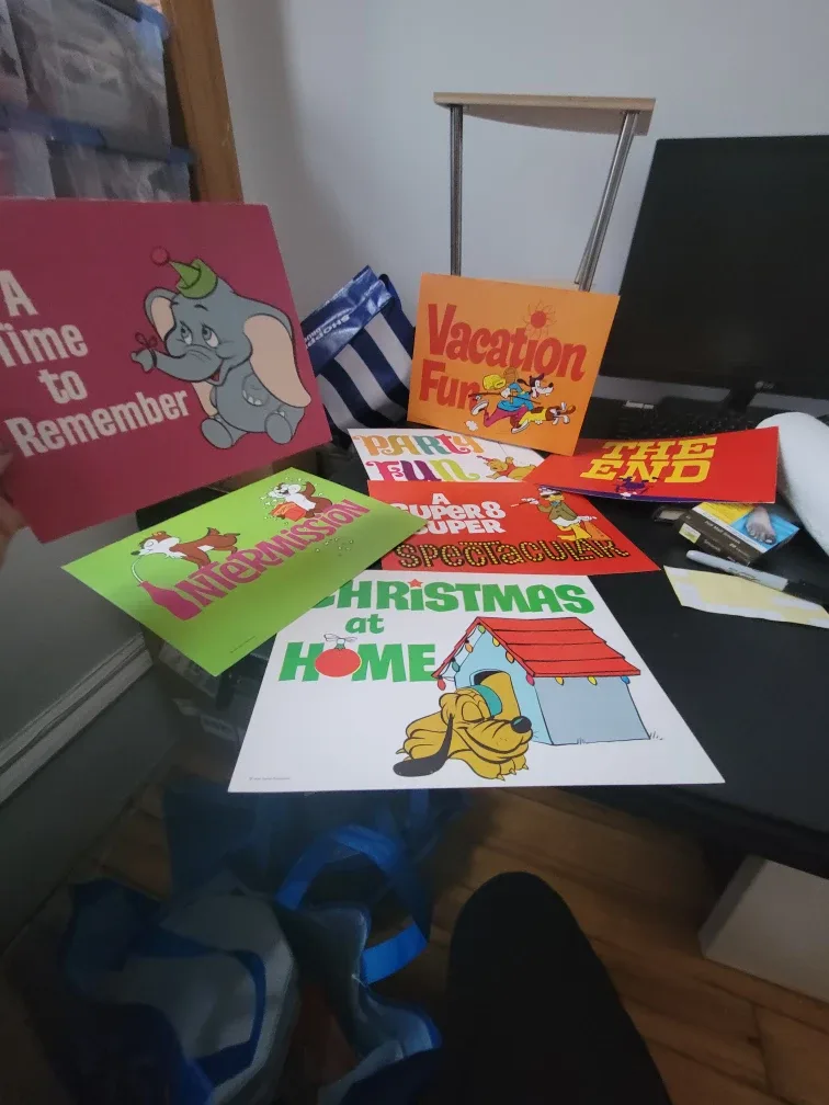 Vintage Disney Children's Picture boards.