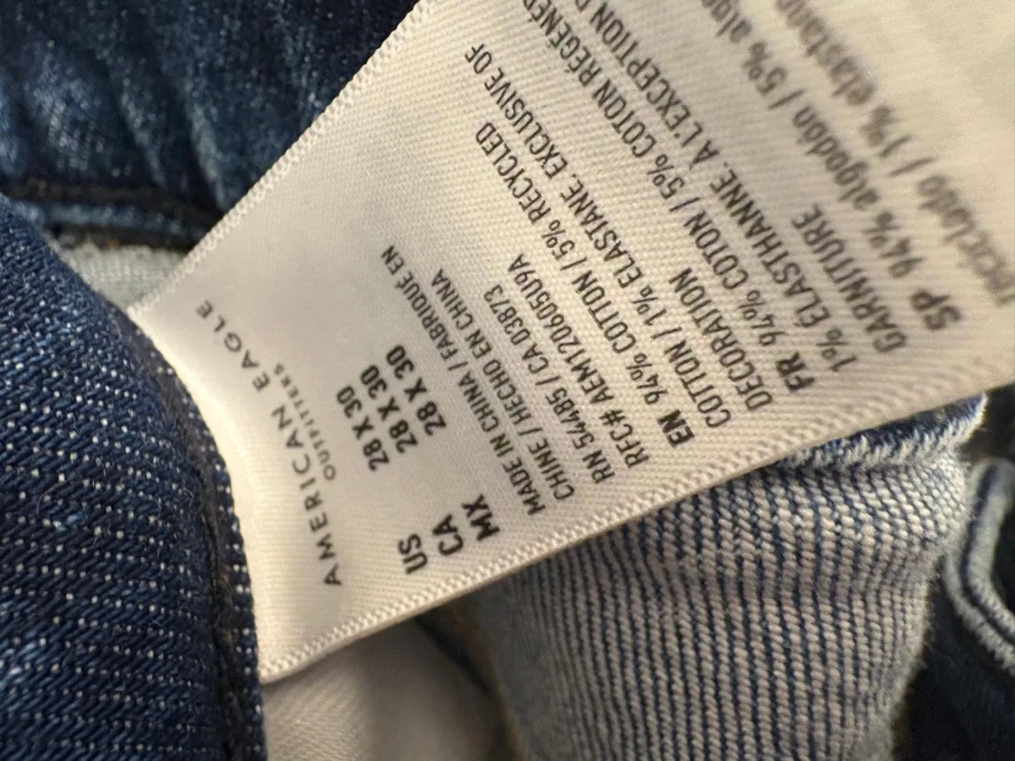 American Eagle Airflex+ Jeans, Size 28x30 image indicator(2)