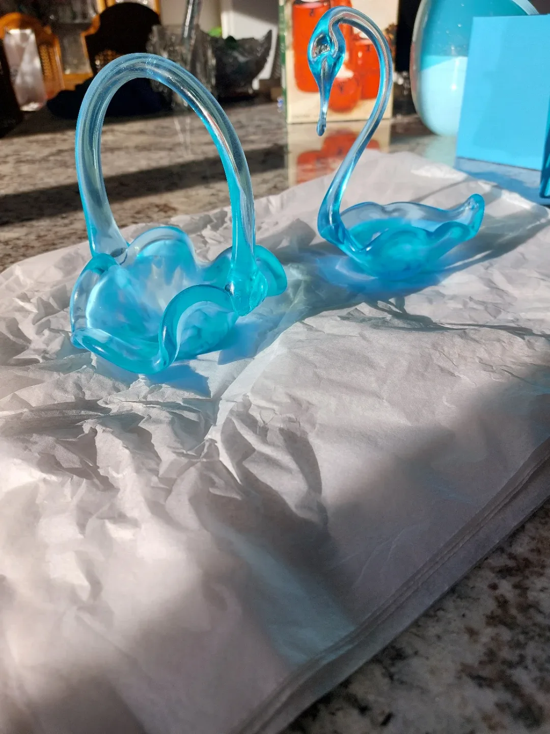 Vintage Hand Blown Glass thumbnail