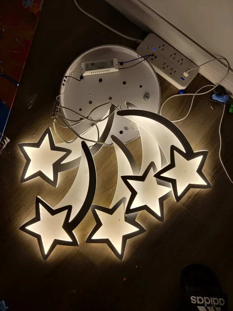 Star-shaped LED Ceiling Light image indicator(2)
