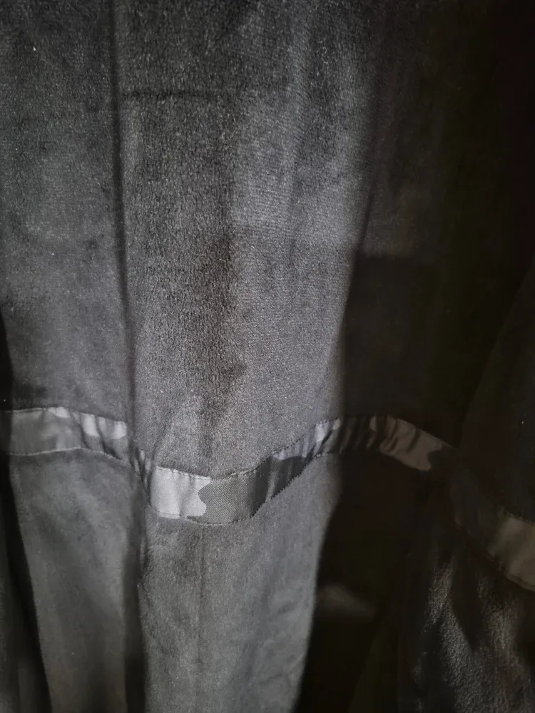 Micheal Kors women's black anorak rain coat XL image indicator(9)