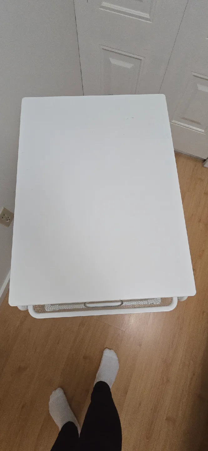 IKEA HELMER White Drawer Unit on Casters image indicator(3)