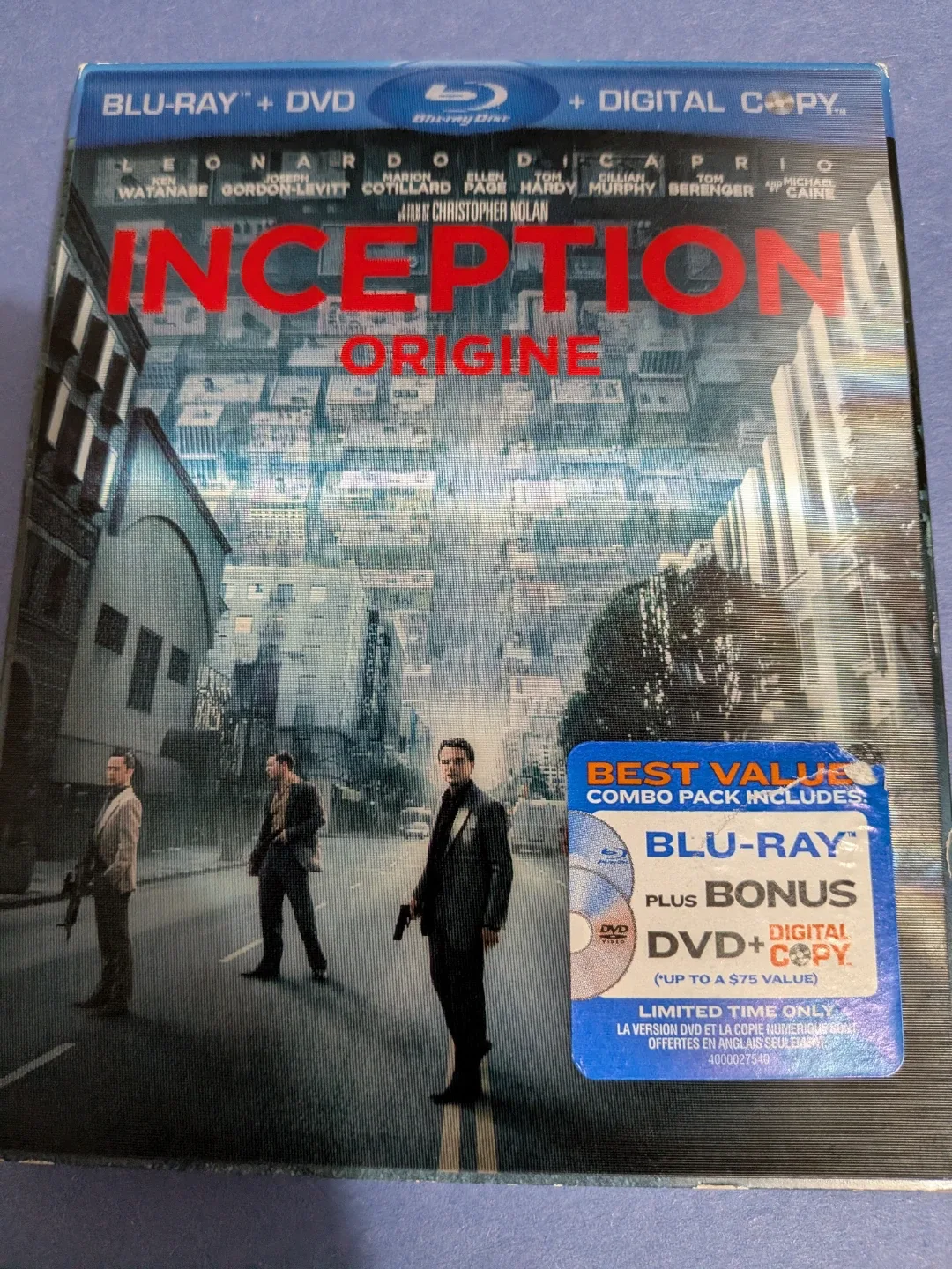 Inception Blu-ray + DVD + Digital Copy image indicator(2)