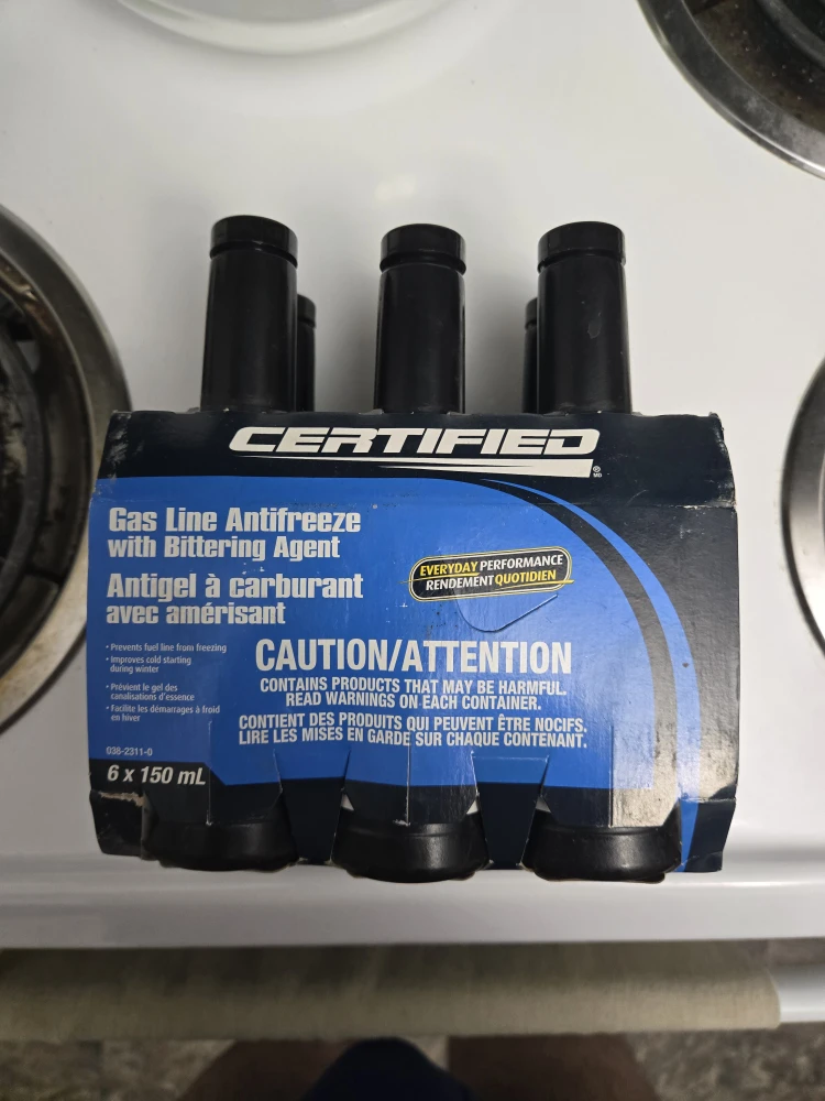 CERTIFIED Gas Line Antifreeze (6 x 150 mL)