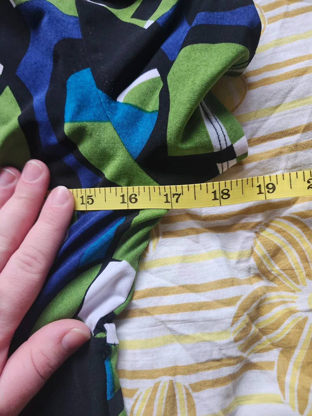 Green and blue retro style babydoll top image indicator(5)