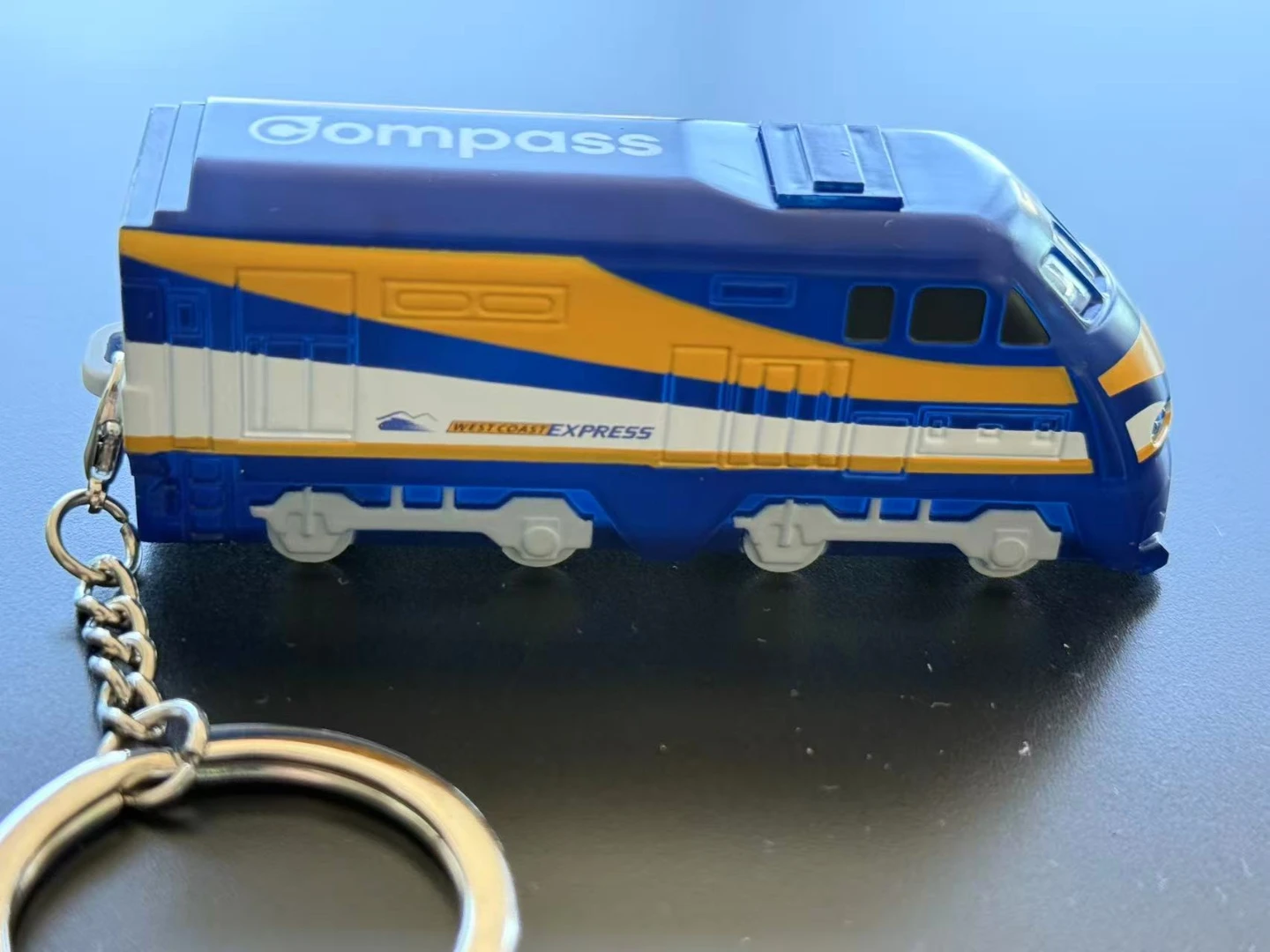 Compass West Coast Express Train Keychain