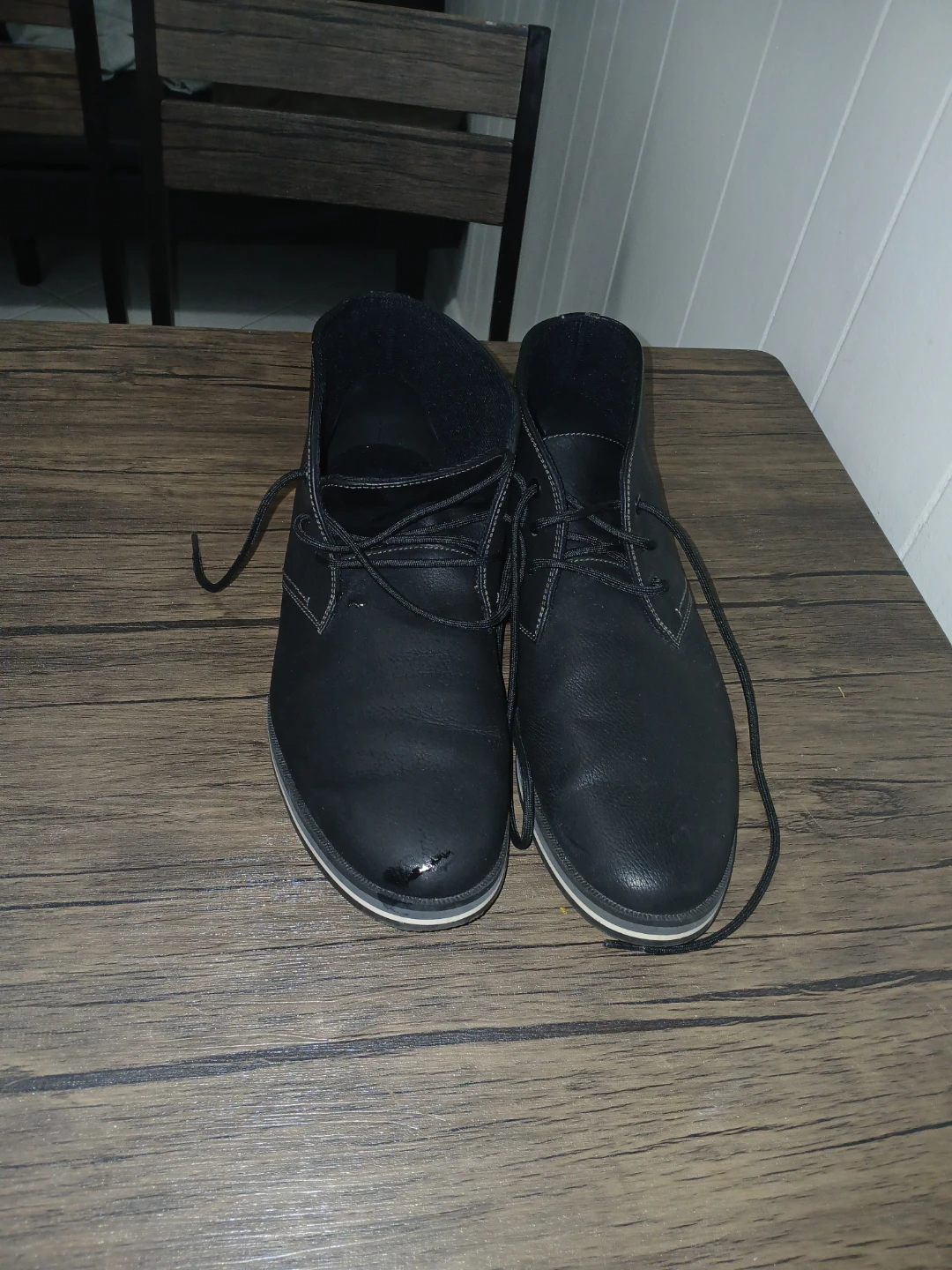 ALDO Black Leather Boots, Size 8 - photo 4