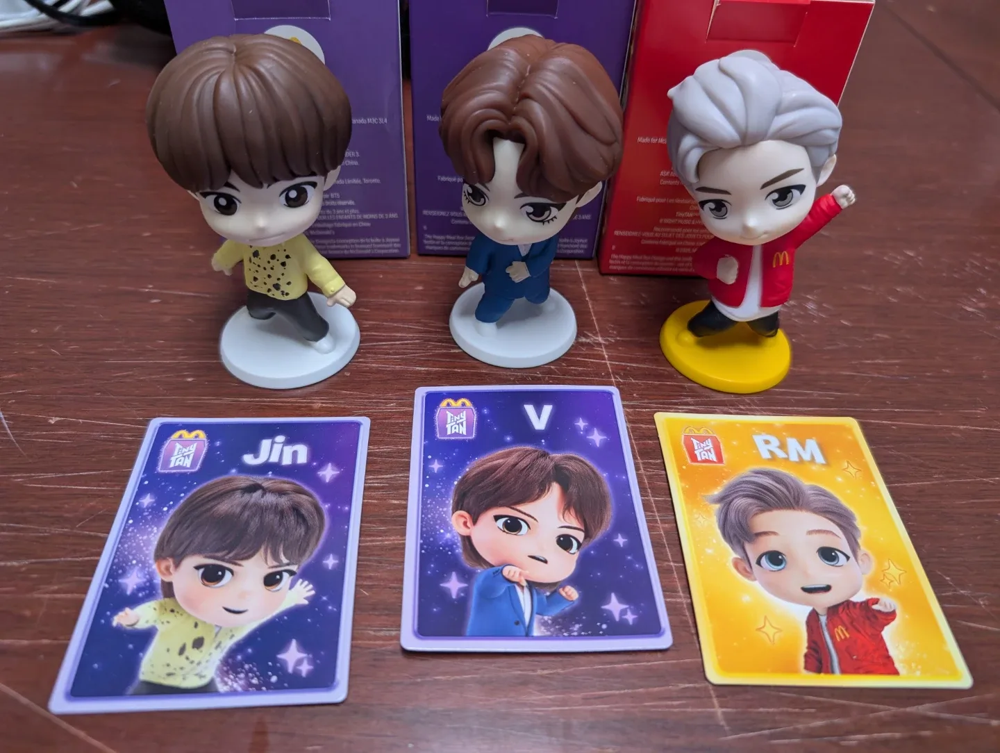 McDonald's BTS Meal Toy Figures