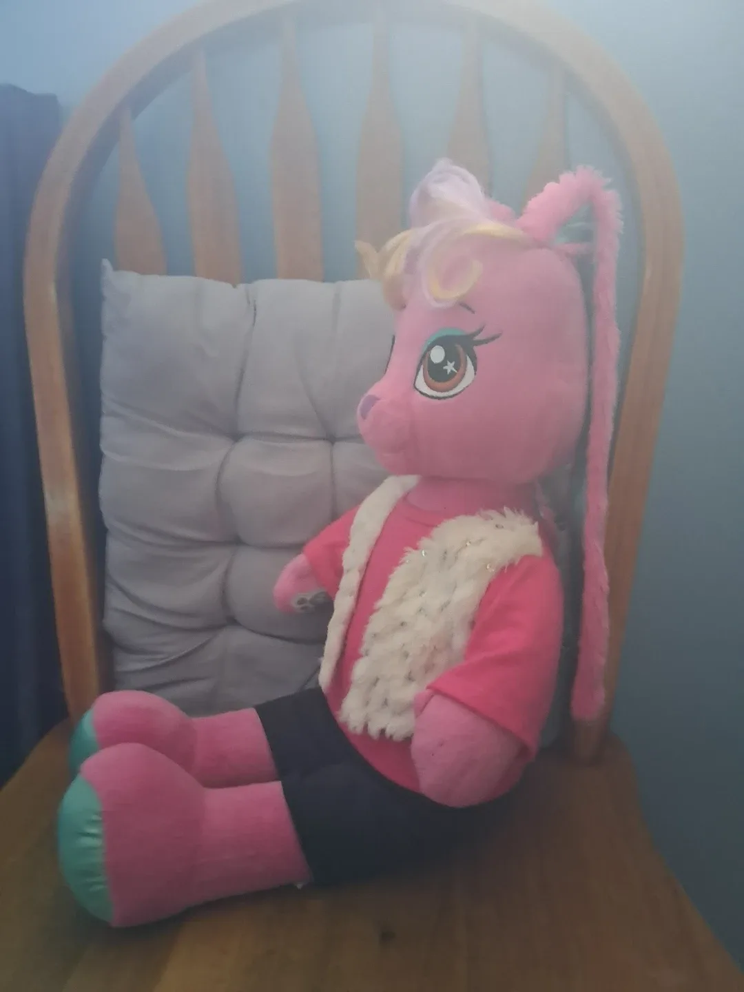 Build-A-Bear Pink Honey Girls Bunny Plushie image indicator(4)