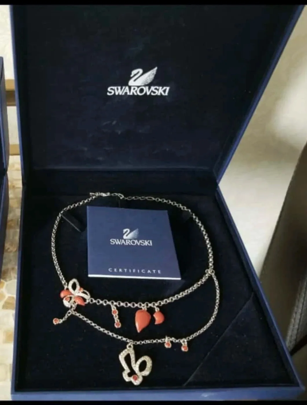 Swarovski Necklace with Butterfly Pendants image indicator(4)