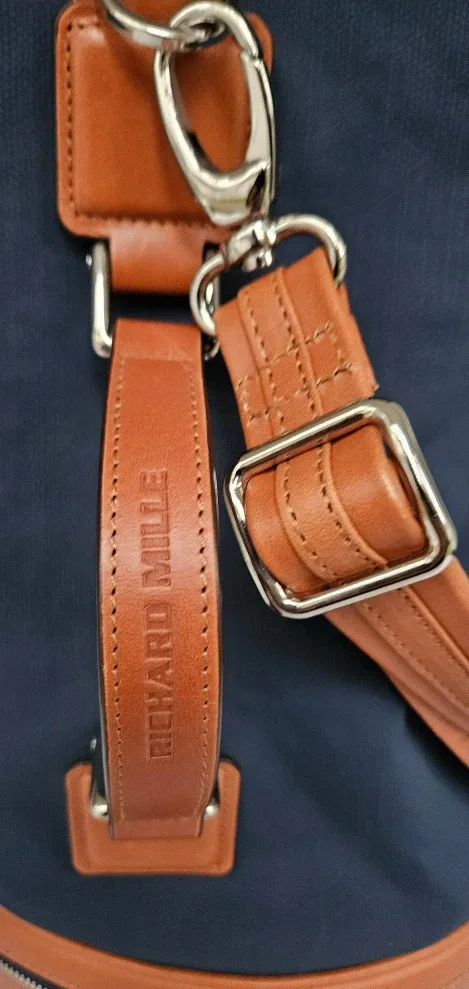 Richard Mille Leather Bucket Handbag Bag Made in Spain Mint image indicator(2)