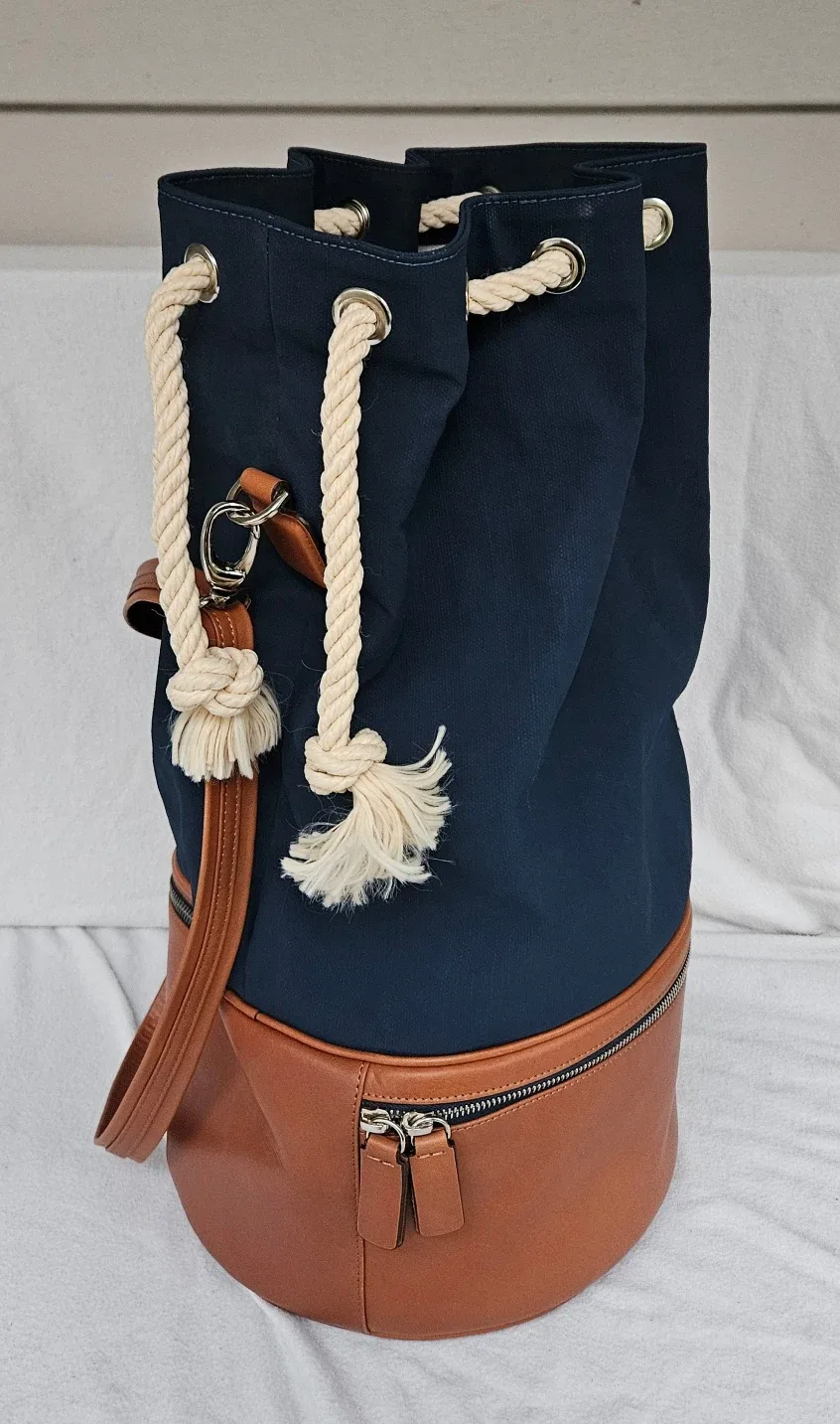 Richard Mille Leather Bucket Handbag Bag Made in Spain Mint image indicator(4)