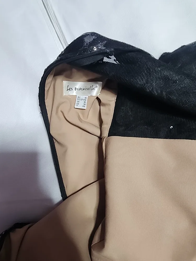 Les Demoiselle Black Dress - Size 12