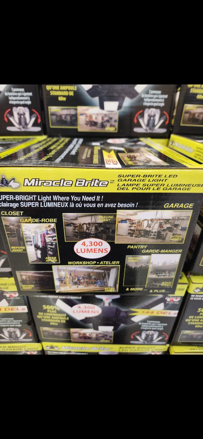 Miracle Brite LED Garage Light - New in Box - photo 2