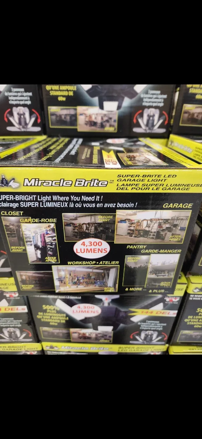 Miracle Brite LED Garage Light - New in Box image indicator(2)