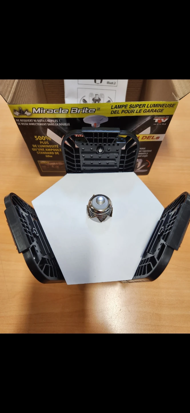 Miracle Brite LED Garage Light - New in Box - photo 3