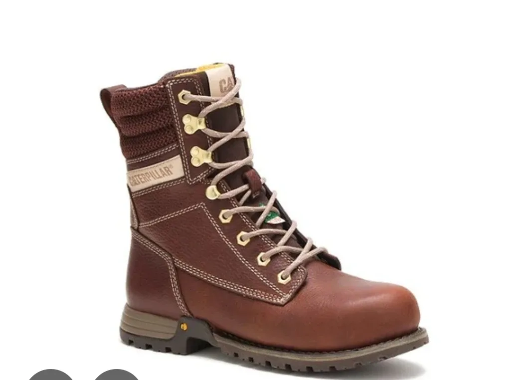 CAT Caterpillar Women's Brown Leather Boots US 6.5