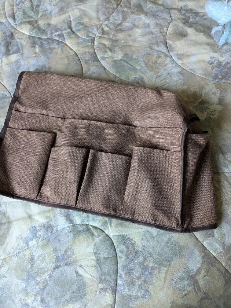 Brown Couch Armrest Organizer