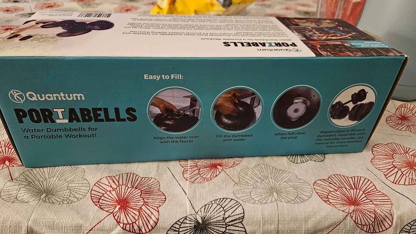 Quantum PortaBells Water Dumbbells - Portable Workout image indicator(3)