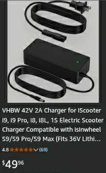 ELECTRIC SCOOTER CHARGER image indicator(4)