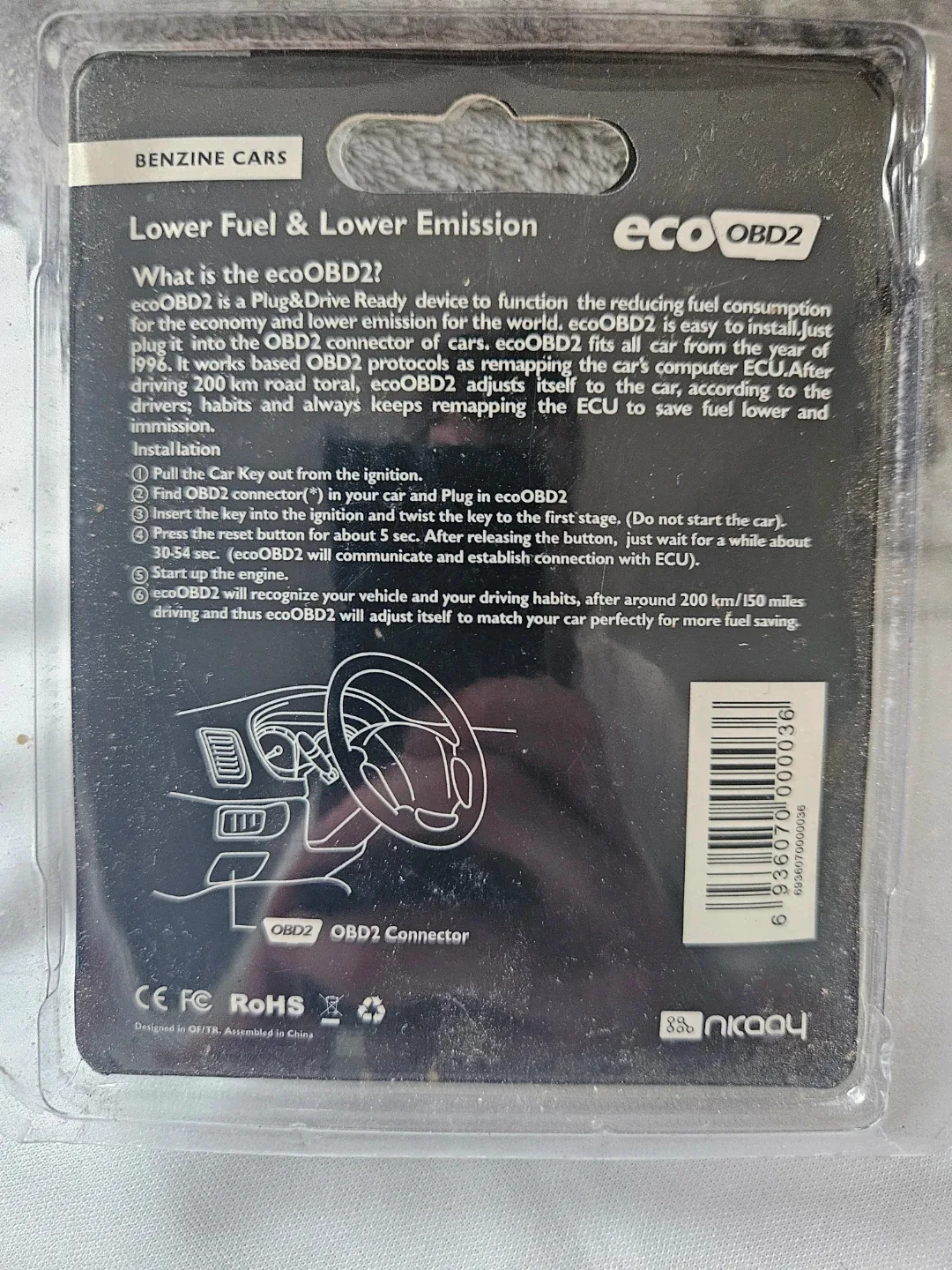 Eco OBD2 Plug & Drive Economy Chip Tuning Box image indicator(2)