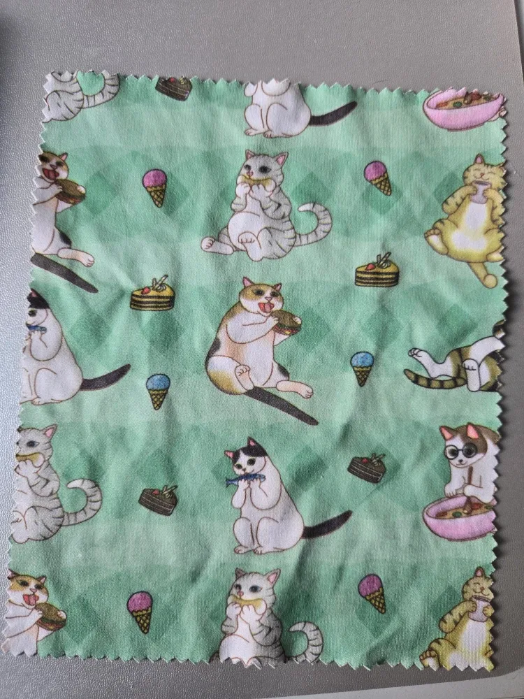 Cute Cat Print Lens Cloth