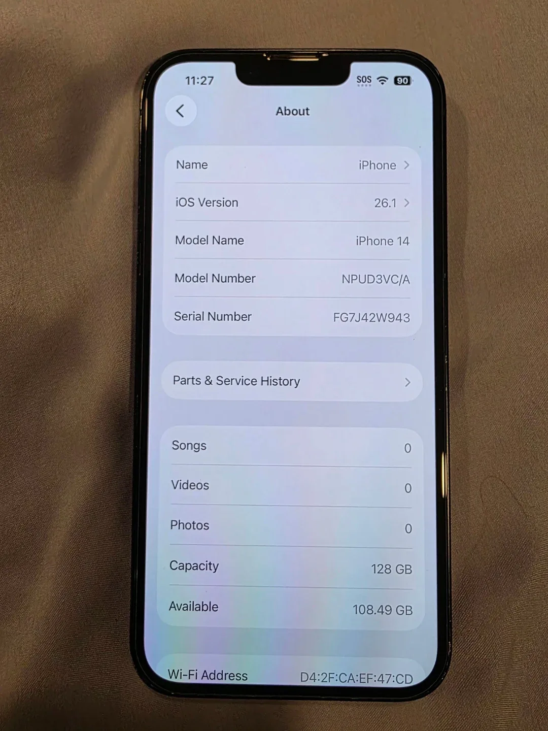 iPhone 14 128GB Black with Otterbox Case image indicator(7)